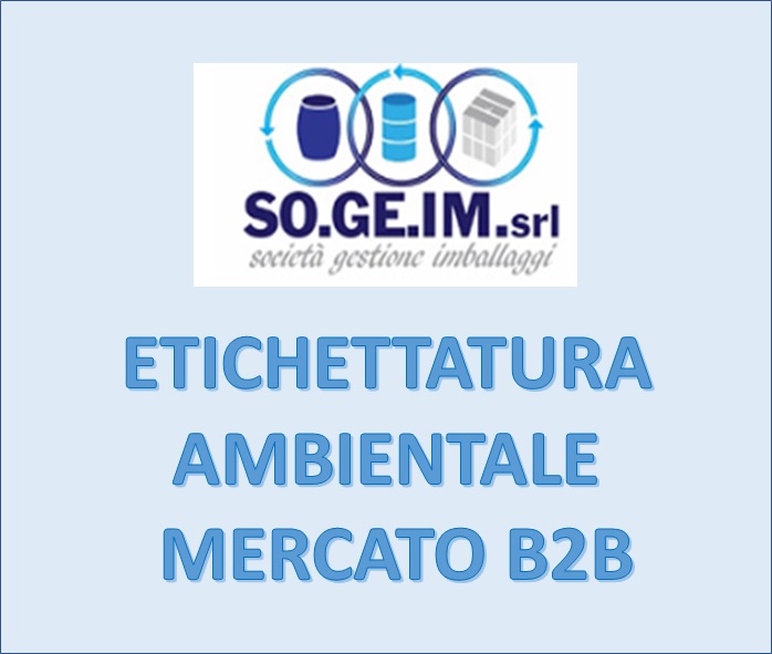 ETICHETTATURA AMBIENTALE B2B